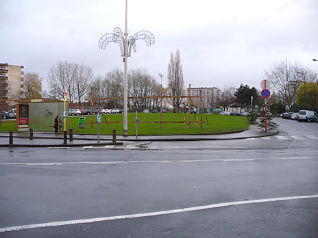 Les panneaux Place Terdelt à Schaerbeek