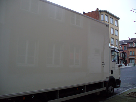 Schaerbeek camion temps